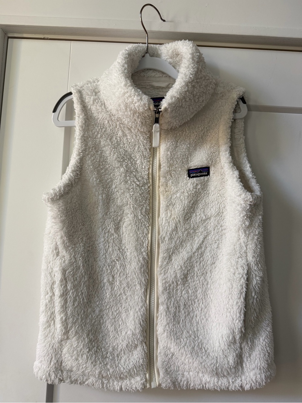 Patagonia Kids Cream Fleece Vest - Cozy Zip-Up
